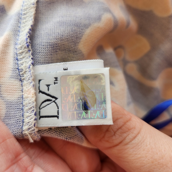 Diane Von Furstenberg Long Sleeve Silk Reina Dress Size 8 - Picture 10 of 13